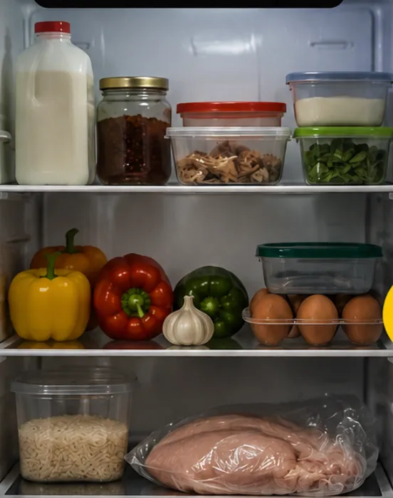 Fridge being scanned
